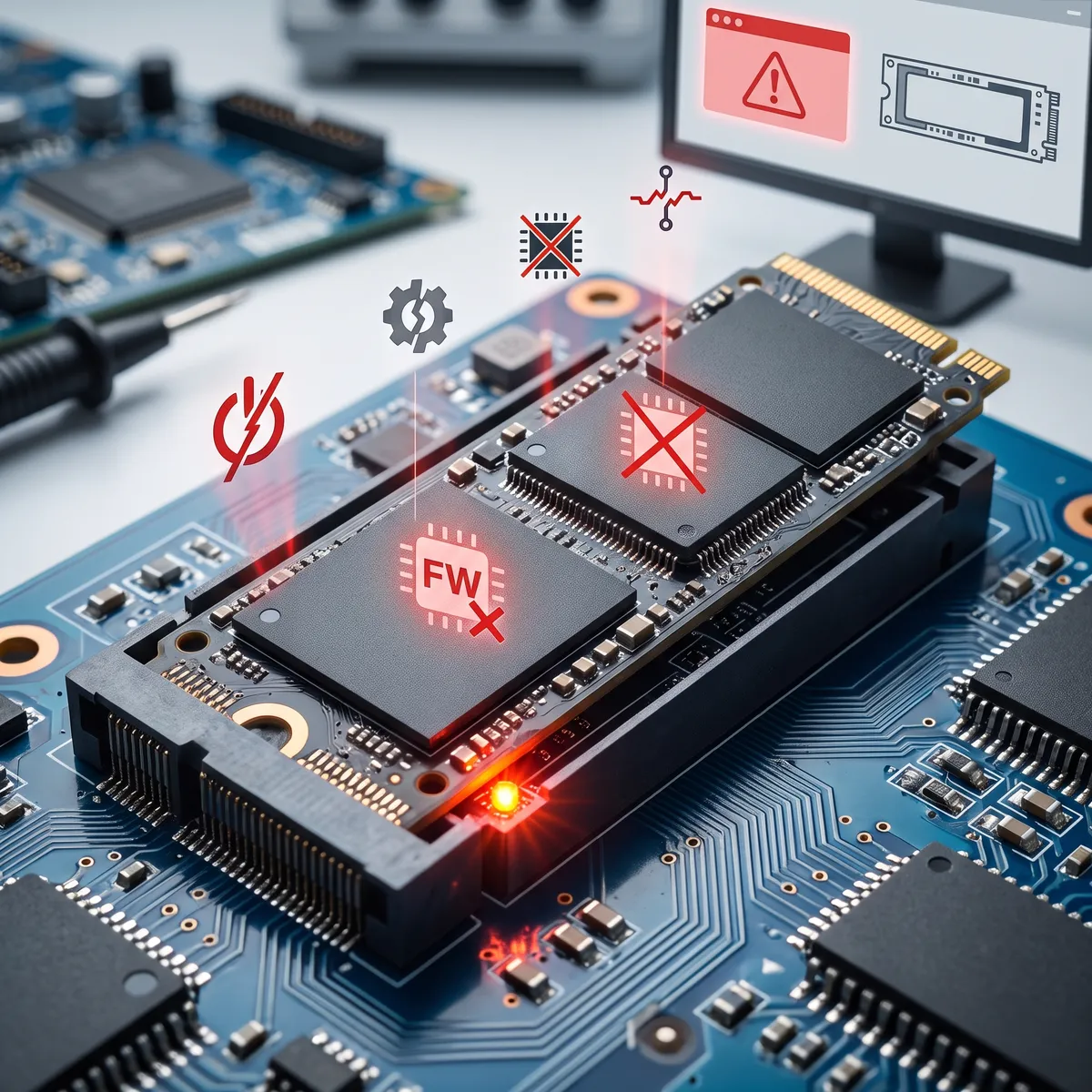 إنقاذ بيانات NVMe عالق في حالة BSY بمتحكم SM2267XT
