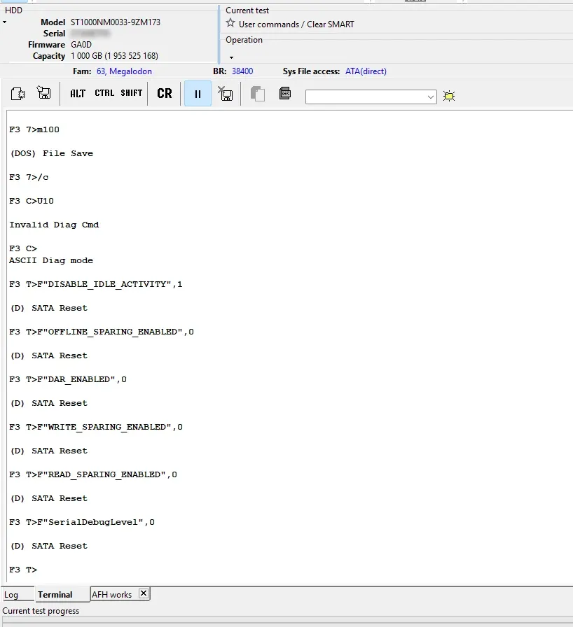 تعديل سجلات التحكم وأوامر F-Commands