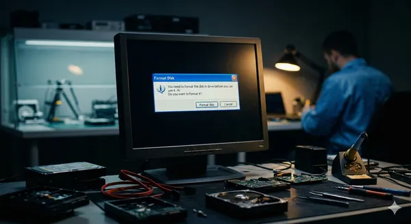 الفلاش ميموري يطلب عمل فورمات (Format Disk)؟ لا تتسرع بالضغط على نعم!